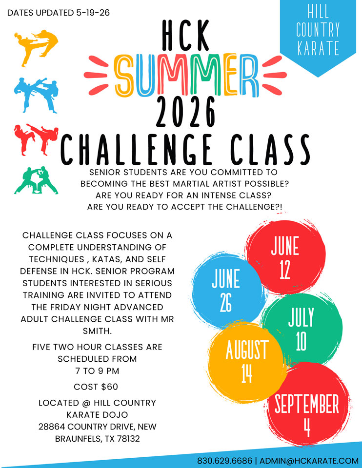 Summer 2026 Challenge Classes